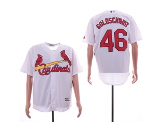 St. Louis Cardinals #46 Goldschmidt Cool Base Jersey White