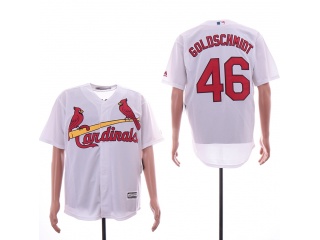 St. Louis Cardinals #46 Goldschmidt Cool Base Jersey White