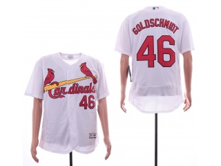 St. Louis Cardinals #46 Goldschmidt Flexbase Jersey White