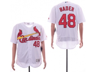 St. Louis Cardinals #48 Harrison Bader Flexbase Jersey White