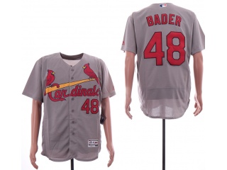 St. Louis Cardinals #48 Harrison Bader Flexbase Jersey Grey