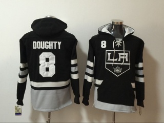Los Angeles Kings 8 Drew Doughty Hockey Hoodie Black