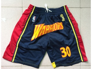 Golden State Warriors Shorts Dark Blue