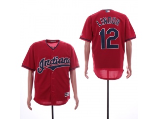 Cleveland Indians 12 Roberto Alomar Cool Base Baseball Jersey Red