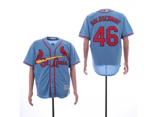 St. Louis Cardinals 46 Paul Goldschmidt Cool Base Baseball Jerseys Blue