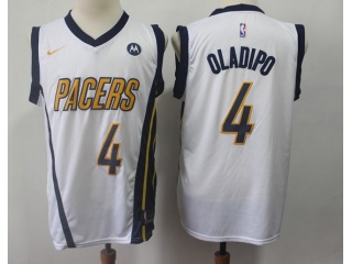 Nike Indina Pacers #4 Victor Oladipo Earned Edition Basketball Jersey Gray