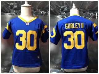 St.Louis Rams #30 Todd Gurley II Toddler Jersey Light Blue