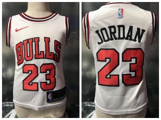 Chicago Bulls #23 Jordan Toddler Jersey White