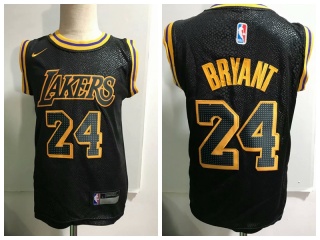 Nike Los Angeles Lakers #24 Kobe Bryant Toddler Jersey Black City