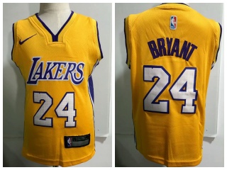 Nike Los Angeles Lakers #24 Kobe Bryant Toddler Jersey Yellow