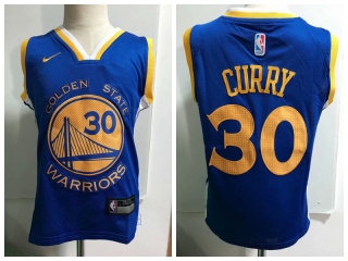Nike Golden State Warriors 30 Stephen Curry Toddler Jersey Blue