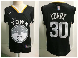 Nike Golden State Warriors 30 Stephen Curry Toddler Jersey Black