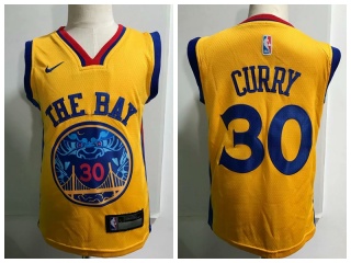 Nike Golden State Warriors 30 Stephen Curry Toddler Jersey Yellow
