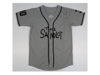 #30 The Sandlot Legends Benny 'The Jet' Rodriguez Gray Baseball Jersey