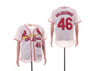 St. Louis Cardinals 46 Goldschmidt Flex Base Jersey Cream