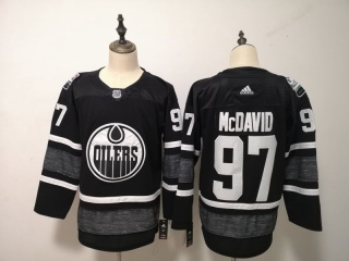 Adidas Edmonton Oilers 97 Connor McDavid 2019 All Star Hockey Jersey Black