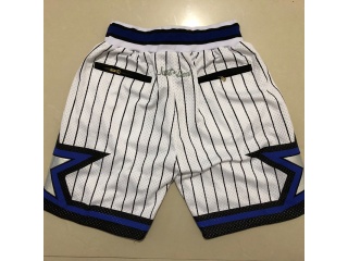 Orlando Magic Throwback Basketball Shorts White