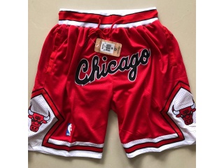 Chicago Bulls Throwback Basketball Short Red 