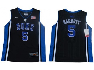 Youth Duke Blue Devils #5 R.J. BarrettElite College Basketball Jersey Black