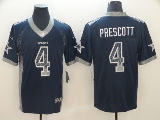 Dallas Cowboys #4 Dak Prescott Drift Fashion Vapor Untouchable Limited Jersey Blue