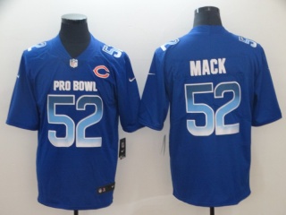 2019 Pro Bowl Chicago Bears 52 Khalil Mack Vapor Untouchable Limited Jersey Blue