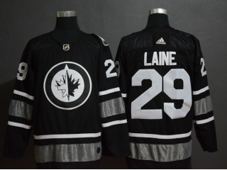 Adidas Winnipeg Jets 29 Patrik Laine 2019 All Star Hockey Jersey Black