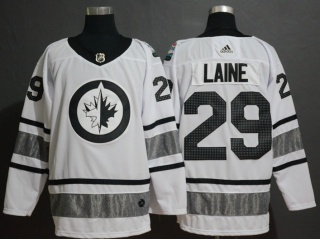 Adidas Winnipeg Jets 29 Patrik Laine 2019 All Star Hockey Jersey White