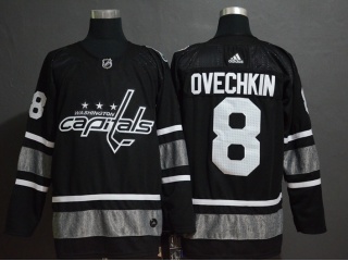 Adidas Washington Capitals 8 Alexander Ovechkin 2019 All Star Hockey Jersey Black