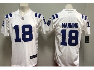 Indianapolis Colts #18 Peyton Manning Vapor Untouchable Limited Jersey White