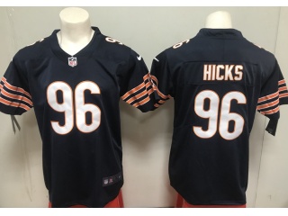 Chicago Bears #96 Akiem Hicks Vapor Untouchable Limited Jersey Blue