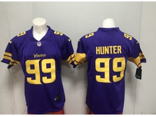 Minnesota Vikings #99 Danielle Hunter Color Rush Limited Jersey Purple