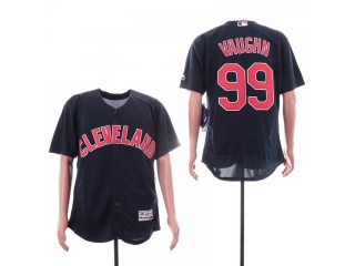 Cleveland Indians 99 Ricky Vaughn Flexbase Baseball Jersey 2019 Navy Blue
