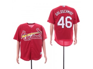 St. Louis Cardinals 46 Paul Goldschmidt Cool Base Jersey Red
