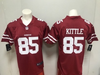 San Francisco 49ers 85 George Kittle Vapor Limited Jersey Red