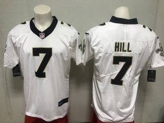 New Orleans Saints 7 Josh Hill Vapor Limited Jersey White