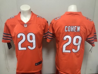 Chicago Bears 29 Tarik Cohen Vapor Limited Jersey Orange