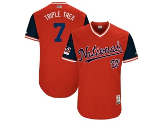 Custom Washington Nationals Trea Turner 