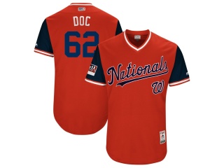 Custom Washington Nationals #62 Sean Doolittle 