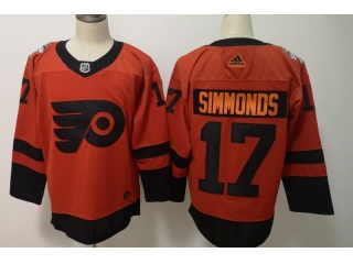 Adidas Philadelphia Flyers #17 Wayne Simmonds Staduim Hockey Jersey Orange