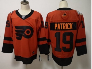 Adidas Philadelphia Flyers #19 Nolan Patrick Staduim Hockey Jersey Orange
