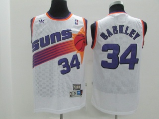 Phoenix Suns 34 Charles Barkley Throwback Basketball Jersey White