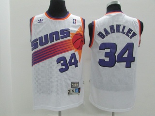 Phoenix Suns 34 Charles Barkley Throwback Basketball Jersey White