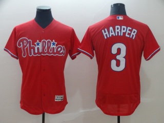 Philadelphia Phillies #3 Bryce Harper Flexbase Jersey Red