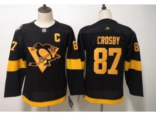 Adidas Youth Pittsburgh Penguins #87 Sidney Crosby 2019 Stadium Series Jersey Black