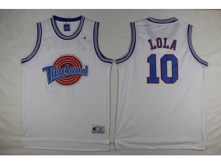 Space Jam Tune Squad 10 LOLA Basketball Jersey White