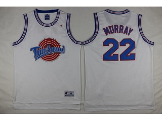 Space Jam Tune Squad 22 MURRAY Basketball Jersey White