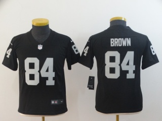 Youth Oakland Raiders 84 Antonio Brown Vapor Limitd Jersey Black