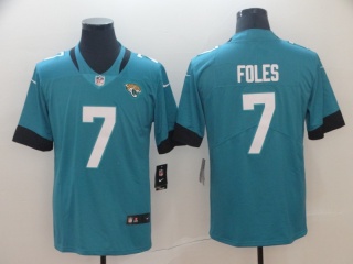 Jacksonville Jaguars #7 Nick Foles Men's Vapor Untouchable Limited Jersey Green