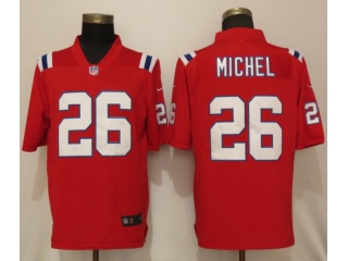 New England Patriots 26 Sony Michel Vapor Limited Jersey Red