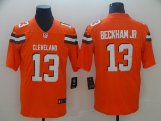 Womens Cleveland Browns 13 Odell Beckham Jr Vapor Limited Jersey Orange